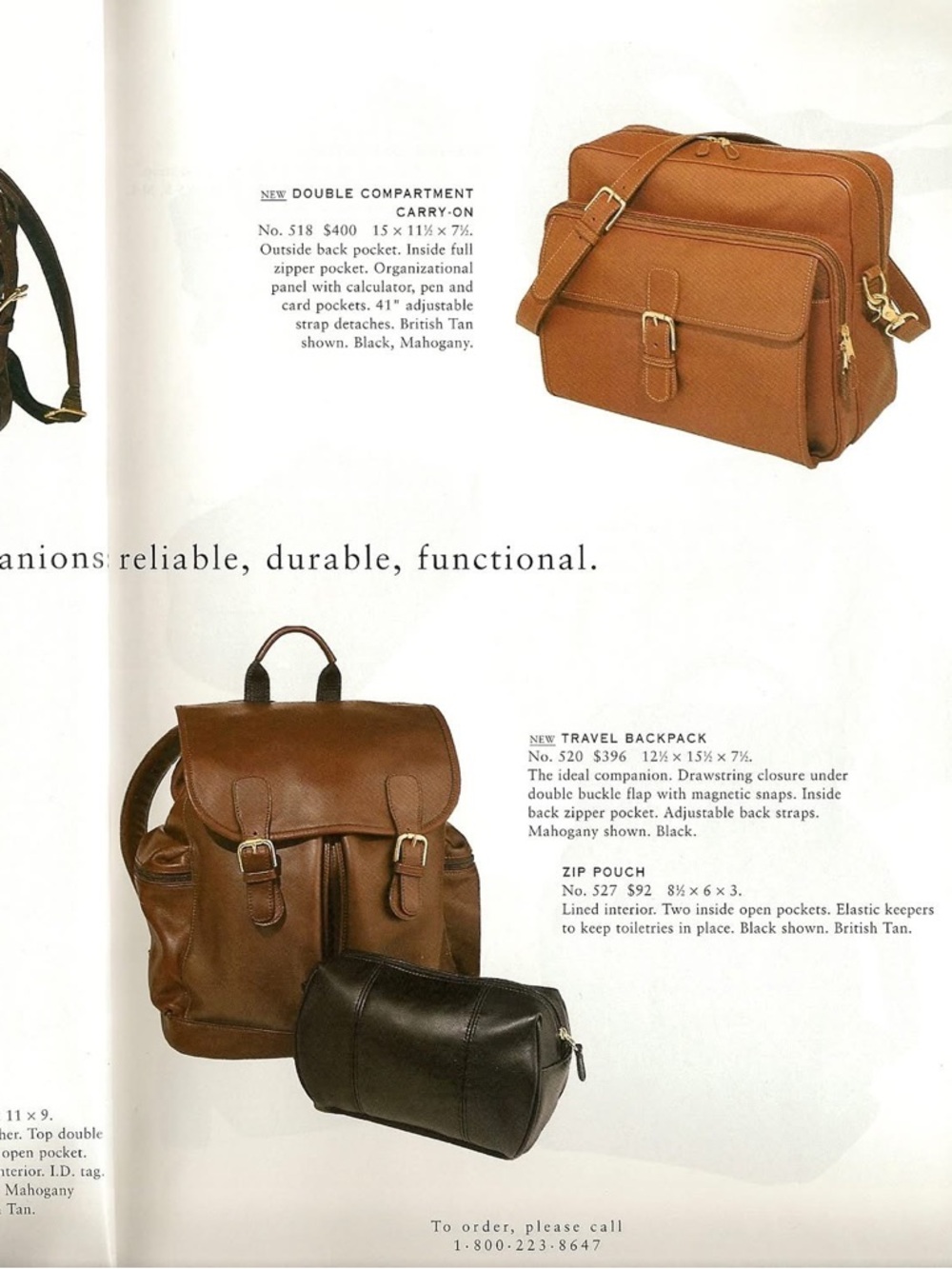 Coach Double Compartment Carry-On 1996 Vintage Leather with hangtag - Picture 3 of 12